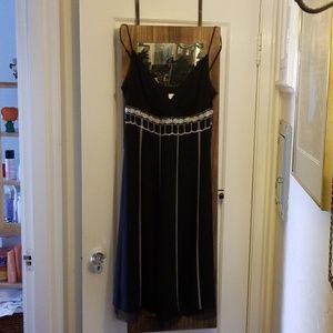 Ann Taylor Loft black & white beaded dress